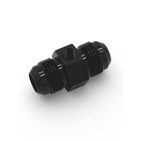 Straight Male - Male -10AN     with 1/8" NPT Port - Black