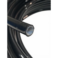 SS TEFLON BRAIDED HOSE -6AN   1M PVC COATED 8.1mm ID 10.9mm OD