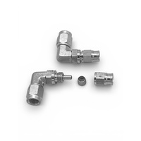 -3AN PTFE Teflon 90 Degree Swivel Nut Hose End Steel
