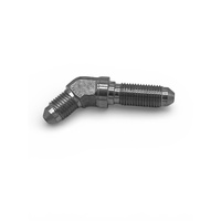 45 Deg Bulkhead -3AN        SS Bulkhead Nut Separate