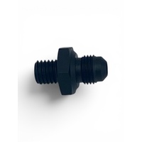 Metric M12 X 1.75mm to -6AN    Black