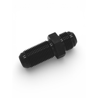 Straight Bulkhead -6AN        Black Bulkhead Nut Seperate