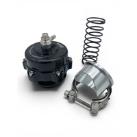 50mm Blow Off Valve Black  - V Band Weld On Flange
