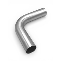 Aluminium Tube 90 Degree 3.00" O.D  76mm x 150mm Long Leg