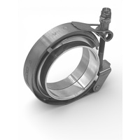 2" V Band Clamp Kit 2 X Alloy Rings & 1 X Stainless Clamp
