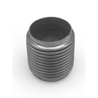 40 NB (48.3mm) ID x 4.0" Long Flex Bellow with Interlock Liner