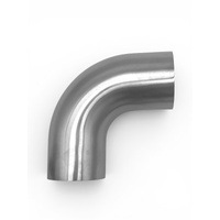 304SS Mandrel Bend 90 Deg 101mm (4.00")  O.D 1D CLR 40-60mm Leg