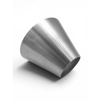 304SS Concentric Cone Reducer 76mm (3.0") to 101mm (4.0") x 53mm Long